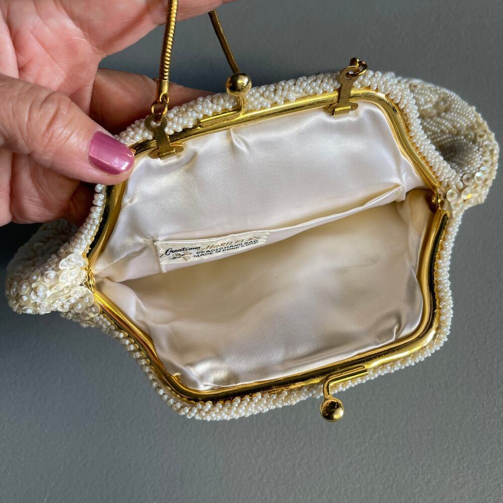 Creations by Harilela's Vintage Beaded Handbag Clutch - Picture 4 of 8